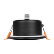 kelvo® KAPA KLV-101-0038 Χωνευτό Φωτιστικό Downlight Σποτ Μπάνιου για Λάμπα MR16 με Ντουί GU10 AC 220-240V Αδιάβροχο IP65 - Μαύρο Ματ - Μ8.5 x Π8.5 x Υ4.2cm / Q7.5cm