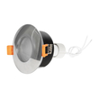 kelvo® KAPA KLV-101-0040 Χωνευτό Φωτιστικό Downlight Σποτ Μπάνιου για Λάμπα MR16 με Ντουί GU10 AC 220-240V Αδιάβροχο IP65 - Νίκελ Χρώμιο - Μ8.5 x Π8.5 x Υ4.2cm / Q7.5cm