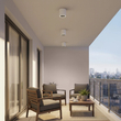 kelvo® MARETTI KLV-101-0056 Φωτιστικό Downlight Σποτ για Λάμπα MR16 με Ντουί GU10 AC 220-240V Αδιάβροχο IP65 - Λευκό Ματ - Μ9 x Π9 x Υ9cm