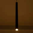 kelvo® CANAL KLV-101-0072 Κρεμαστό Φωτιστικό Οροφής LED 7W 700lm 36° AC 220-240V IP20 Θερμό Λευκό 2700K - Bridgelux COB Chip & TÜV SÜD Driver - Μαύρο Ματ - Μ4 x Π4 x Υ60cm - 5 Χρόνια Εγγύηση