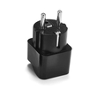 Αντάπτορας UK/US σε EU 220V High Quality Black