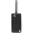 ΑΝΤΑΛΛΑΚΤΙΚΟ ΚΛΕΙΔΙ ΓΙΑ PEUGEOT 206 / 107 / 207 / 307 / 407 CITROEN C2 / C3 / C4 / C5 / C6 ΑΝΤΑΛΛΑΚΤΙΚΟ ΚΑΛΥΜΜΑ ΧΩΡΙΣ ΚΛΕΙΔΙ 2 ΚΟΥΜΠΙΩΝ - 1 ΤΕΜ.