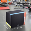 VEVOR 3 σε 1 Πλειομετρικό Jump Box, 30/24/20 ιντσών αφρώδες Plyo Box, Πλατφόρμα & Jumping Agility Box, Αντιολισθητικό Fitness Exercise Step Up Box για προπόνηση στο σπίτι, Προπόνηση ενδυνάμωσης, Μαύρο