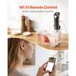 Κουζίνα ακριβείας VEVOR Sous Vide, μηχανή μαγειρέματος Sous-Vide 1100W, κυκλοφορητής εμβάπτισης WIFI με 10 προκαθορισμένες συνταγές, οθόνη αφής LCD, γρήγορη θέρμανση, ακριβής θερμοκρασία και χρονοδιακόπτης, έλεγχος εφαρμογής, Sous-Vide
