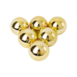 Σετ Χριστουγεννιάτικες μπάλες - 8cm - 6pcs - 326086 - Gold