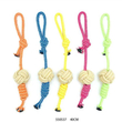 Παιχνίδι σκύλου σχοινί με μπάλα - 40cm - 12pcs - 550537