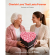 VEVOR Forever Flowers, 27 Διατηρημένα Τριαντάφυλλα σε Κουτί σε Σχήμα Καρδιάς, Αθάνατη Μπουκέτο με Αιώνια Λουλούδια, Δώρο Γενεθλίων για Γυναίκες, Συζύγους, Μητέρες, Επέτειος, Ημέρα του Αγίου Βαλεντίνου, Χριστούγεννα, Ροζ