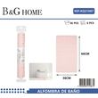 Αντιολισθητικό πατάκι μπάνιου - M0826 - 36x66cm - Light Pink - 21087
