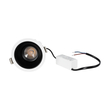 GLOBOSTAR® DUSTY 60341 Χωνευτό Downlight Σποτ LED 12W 1320lm 45° AC 220-240V Αδιάβροχο IP65 Θερμό Λευκό 2700K - Bridgelux COB Chip & TÜV SÜD Driver - Λευκό & Μαύρο Ματ - Μ8 x Π8 x Υ7.5cm / Q7.5cm - 5 Χρόνια Εγγύηση