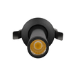 GLOBOSTAR® DALE 60372 Χωνευτό Κινούμενο Downlight Σποτ LED 5W 500lm 36° AC 220-240V IP20 Θερμό Λευκό 2700K - Bridgelux COB Chip & TÜV SÜD Driver - Μαύρο Ματ - Μ6.4 x Π6.4 x Υ20cm / Q5.5cm - 5 Χρόνια Εγγύηση