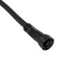 GLOBOSTAR® CONNECTOR 60958 5 Pin Καλώδιο/Επέκταση Ι 1 Μέτρου με Είσοδο 1 x Αρσενικό Βύσμα & Έξοδο 1 x Θηλυκό Βύσμα Αδιάβροχο IP68 - Μαύρο - Μ100 x Π2.5 x Υ2.5cm