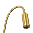GLOBOSTAR® GOOSE 61692 Μοντέρνο Φωτιστικό Τοίχου - Απλίκα Ξενοδοχείου Reading Light LED 3W 300lm 36° AC 220-240V IP20 Θερμό Λευκό 2700K - CREE XPE Chip & TÜV SÜD Driver - Χρυσό Βούρτσας - Μ6.5 x Π15 xΥ24.5cm - 3 Χρόνια Εγγύηση