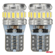 Amio - Λάμπα LED CANBUS T10 (W5W) 16SMD 3014 + 2SMD 3030 Λευκή 6000K 12V/24V για Φώτα Θέσης, Πινακίδας & Εσωτερικού - 2τεμ. (04260/AM)