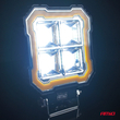 Amio - Προβολέας Εργασίας LED AWL84 FLOOD 48W 4800lm 6500K με σταθερή Κίτρινη LED μπάρα – 9–36V - 1 τεμ. (04428/AM)