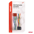 Amio - Φίσσα ISO Θηλυκή 12V έως 5A – CCA, Για Ηλεκτρικές & Φωτιστικές Εγκαταστάσεις Οχημάτων - 1 τεμ. (04444/AM)