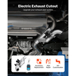 Ηλεκτρικό Κιτ Εξάτμισης VEVOR, Κιτ Βαλβίδας Εξάτμισης από Ανοξείδωτο Ατσάλι 63,5 mm με Τηλεχειριστήριο ενός Χειριστηρίου, Βαλβίδα Αποκοπής, Σωλήνας Y, Τηλεχειριστήριο & Κουτί, Ταιριάζει σε Φορτηγά, Sedan, Σπορ Αυτοκίνητα, SUV