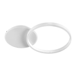 kelvo® VENOM KLV-101-0182 Φωτιστικό Οροφής LED 45W 4500lm 360° AC 220-240V IP20 Ρυθμιζόμενο Λευκό CCT με Χειριστήριο από 2700K έως 6000K Dimmable - Lumileds SMD Chip - Λευκό Ματ - Μ60 x Π40 x Υ7.5cm - 3 Χρόνια Εγγύηση