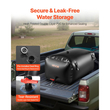 Κύστη αποθήκευσης νερού VEVOR, φορητή και πτυσσόμενη τσάντα αποθήκευσης νερού 240L, ανθεκτική στη φθορά τσάντα μαλακού νερού από PVC 1000D, στεγανά δοχεία δεξαμενών κάμπινγκ για άρδευση κήπου, χρήση έκτακτης ανάγκης για τροχόσπιτα, μαύρο