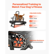 Διάδρομος Σκύλων VEVOR για Μεσαίους/Μεγάλους Σκύλους, Μηχανή Τρεξίματος για Κατοικίδια με Ρυθμιζόμενη Ρύθμιση, Φρένο & Τροχοί, Αναβάθμιση Πλαστικής Ζώνης για να Διατηρείτε τα Κατοικίδια Ενεργά & σε Γυμναστική, Έως 199,6 κιλά, Εύκολο στη Μετακίνηση