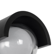 kelvo® NEXA KLV-101-0252 Φωτιστικό Τοίχου / Απλίκα LED 6W 600lm 180° AC 220-240V Αδιάβροχο IP65 Θερμό Λευκό 2700K - Sanan SMD Chip & TÜV SÜD Driver - Μαύρο Ματ - Μ11 x Π9 x Υ11cm - 5 Χρόνια Εγγύηση