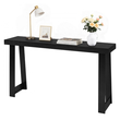 Τραπέζι κονσόλας VEVOR 140 cm, Μοντέρνο γραφείο πίσω από τον καναπέ, Ξύλινο ορθογώνιο γραφείο εισόδου, Στενό μακρύ τραπέζι καναπέ, Ιδανικό για διάδρομο, υπνοδωμάτιο, σαλόνι, φουαγιέ, Εύκολη συναρμολόγηση, Μαύρο