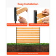 Ξύλινος φράχτης απορρήτου VEVOR, 39" Π x 61" Μ, 1 πάνελ περίφραξης κλιματιστικού, περίφραξη εξοπλισμού πισίνας με μεταλλικούς πασσάλους, εύκολη εγκατάσταση DIY, κάλυμμα κάδου απορριμμάτων εξωτερικού χώρου για διακόσμηση κήπου