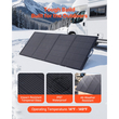 Πτυσσόμενο ηλιακό πάνελ VEVOR 400W, φορητός μονοκρυσταλλικός φορτιστής ηλιακού πάνελ υψηλής απόδοσης 24% με έξοδο MC4 και προσαρμογέα DC 10 σε 1, αδιάβροχο IP67 για σταθμούς παραγωγής ενέργειας, κατασκήνωση, πεζοπορία