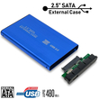 External Case HDD 2.5'' SATA Blue