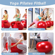 Μπάλα Pilates Fitball 65cm Silver