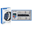 Σετ Smartwatch με 3 λουράκια - WISME-X52 - 750612 - Silver