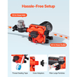 Αντλία νερού VEVOR RV, 12V DC 6 GPM (22,7 L/min), 4-θαλάμων αυτοαναρρόφησης αντλία νερού με διάφραγμα με αυτόματο διακόπτη πίεσης, μέγιστη πίεση 70 PSI, κατ' απαίτηση για RV, τροχόσπιτα, θαλάσσιο σκάφος, πλύσιμο αυτοκινήτων