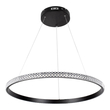 kelvo® DIAMOND KLV-101-0229 Κρεμαστό Φωτιστικό Οροφής LED 45W 4500lm 180° AC 220-240V IP20 Ρυθμιζόμενο Λευκό CCT με Χειριστήριο από 2700K έως 6000K Dimmable - Lumileds SMD Chip - Μαύρο Ματ - Μ60 x Π60 x Υ3cm - 3 Χρόνια Εγγύηση