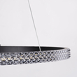 kelvo® DIAMOND KLV-101-0229 Κρεμαστό Φωτιστικό Οροφής LED 45W 4500lm 180° AC 220-240V IP20 Ρυθμιζόμενο Λευκό CCT με Χειριστήριο από 2700K έως 6000K Dimmable - Lumileds SMD Chip - Μαύρο Ματ - Μ60 x Π60 x Υ3cm - 3 Χρόνια Εγγύηση