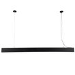 kelvo® ORION KLV-101-0362 Κρεμαστό Γραμμικό Φωτιστικό Οροφής LED 72W 7200lm 120° AC 220-240V IP20 Ρυθμιζόμενο Λευκό CCT με Χειριστήριο από 2700K έως 6000K Dimmable - Lumileds SMD Chip - Μαύρο Ματ - Μ120 x Π5 x Υ7.5cm - 3 Χρόνια Εγγύηση