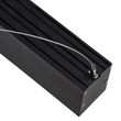 kelvo® ORION KLV-101-0362 Κρεμαστό Γραμμικό Φωτιστικό Οροφής LED 72W 7200lm 120° AC 220-240V IP20 Ρυθμιζόμενο Λευκό CCT με Χειριστήριο από 2700K έως 6000K Dimmable - Lumileds SMD Chip - Μαύρο Ματ - Μ120 x Π5 x Υ7.5cm - 3 Χρόνια Εγγύηση