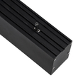 kelvo® ORION KLV-101-0362-V2 Γραμμικό Φωτιστικό Οροφής LED 72W 7200lm 120° AC 220-240V IP20 Ρυθμιζόμενο Λευκό CCT με Χειριστήριο από 2700K έως 6000K Dimmable - Lumileds SMD Chip - Μαύρο Ματ - Μ120 x Π5 x Υ7.5cm - 3 Χρόνια Εγγύηση