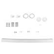 kelvo® ORION KLV-101-0363 Κρεμαστό Γραμμικό Φωτιστικό Οροφής LED 72W 7200lm 120° AC 220-240V IP20 Ρυθμιζόμενο Λευκό CCT με Χειριστήριο από 2700K έως 6000K Dimmable - Lumileds SMD Chip - Λευκό Ματ - Μ120 x Π5 x Υ7.5cm - 3 Χρόνια Εγγύηση