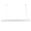 kelvo® ORION KLV-101-0363 Κρεμαστό Γραμμικό Φωτιστικό Οροφής LED 72W 7200lm 120° AC 220-240V IP20 Ρυθμιζόμενο Λευκό CCT με Χειριστήριο από 2700K έως 6000K Dimmable - Lumileds SMD Chip - Λευκό Ματ - Μ120 x Π5 x Υ7.5cm - 3 Χρόνια Εγγύηση