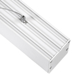 kelvo® ORION KLV-101-0363 Κρεμαστό Γραμμικό Φωτιστικό Οροφής LED 72W 7200lm 120° AC 220-240V IP20 Ρυθμιζόμενο Λευκό CCT με Χειριστήριο από 2700K έως 6000K Dimmable - Lumileds SMD Chip - Λευκό Ματ - Μ120 x Π5 x Υ7.5cm - 3 Χρόνια Εγγύηση