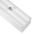 kelvo® ORION KLV-101-0363-V2 Γραμμικό Φωτιστικό Οροφής LED 72W 7200lm 120° AC 220-240V IP20 Ρυθμιζόμενο Λευκό CCT με Χειριστήριο από 2700K έως 6000K Dimmable - Lumileds SMD Chip - Λευκό Ματ - Μ120 x Π5 x Υ7.5cm - 3 Χρόνια Εγγύηση