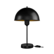 GLOBOSTAR® GAZETA 203-0296 Μοντέρνο Επιτραπέζιο Φωτιστικό Πορτατίφ με Ντουί 1 x E27 AC 220-240V IP20 - Μαύρο - Μ25 x Π25 x Υ39cm