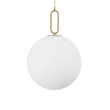 kelvo® BELLISSIMO KLV-101-0378 Κρεμαστό Φωτιστικό Οροφής για Λάμπα με Ντουί E27 AC 220-240V IP20 - Χρυσό Βούρτσας Πλατίνα & Λευκό - Μ40 x Π40 x Υ62cm