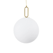 kelvo® BELLISSIMO KLV-101-0378 Κρεμαστό Φωτιστικό Οροφής για Λάμπα με Ντουί E27 AC 220-240V IP20 - Χρυσό Βούρτσας Πλατίνα & Λευκό - Μ40 x Π40 x Υ62cm