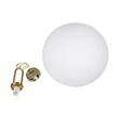 kelvo® BELLISSIMO KLV-101-0378 Κρεμαστό Φωτιστικό Οροφής για Λάμπα με Ντουί E27 AC 220-240V IP20 - Χρυσό Βούρτσας Πλατίνα & Λευκό - Μ40 x Π40 x Υ62cm