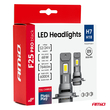 Amio - Λαμπτήρες LED F25 PRO Black Edition H7 68W 12-24V Full CAN Bus με Φωτεινότητα 7646lm σε Ψυχρό Λευκό 6000K για Επιβατικά Αυτοκίνητα & Φορτηγά - Σετ 2 τεμ. (04720/AM)