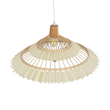 GLOBOSTAR® VENTALIA 999-0067 Boho Κρεμαστό Φωτιστικό Οροφής με Ντουί 1 x E27 AC 220-240V IP20 - Μπεζ - Μ60 x Π60 x Υ30cm