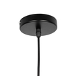 GLOBOSTAR® ALDO 999-0096 Vintage Κρεμαστό Φωτιστικό Οροφής με Ντουί 1 x E27 AC 220-240V IP20 - Μαύρο - Μ15 x Π15 x Υ24cm