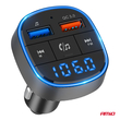 Amio - FM Transmitter Αναπτήρα τύπου FMT01 τάση λειτουργίας για Επιβατικά Αυτοκίνητα και Φορτηγά με 2xUSB Type-A για Επιβατικά Αυτοκίνητα και Φορτηγά - 1 τεμ. (04648/AM)