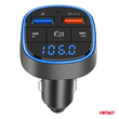 Amio - FM Transmitter Αναπτήρα τύπου FMT01 τάση λειτουργίας για Επιβατικά Αυτοκίνητα και Φορτηγά με 2xUSB Type-A για Επιβατικά Αυτοκίνητα και Φορτηγά - 1 τεμ. (04648/AM)