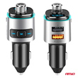 Amio - FM Transmitter Αυτοκινήτου 12/24V με 2xUSB Type-A και Υποδοχή microSD - 1 τεμ. (04654/AM)